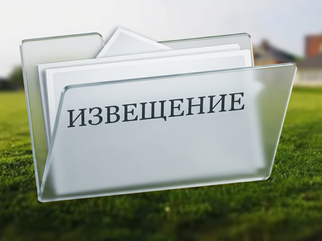 Извещение о возможности предоставления земельного участка с разрешенным использованием – приусадебный участок личного подсобного хозяйства..
